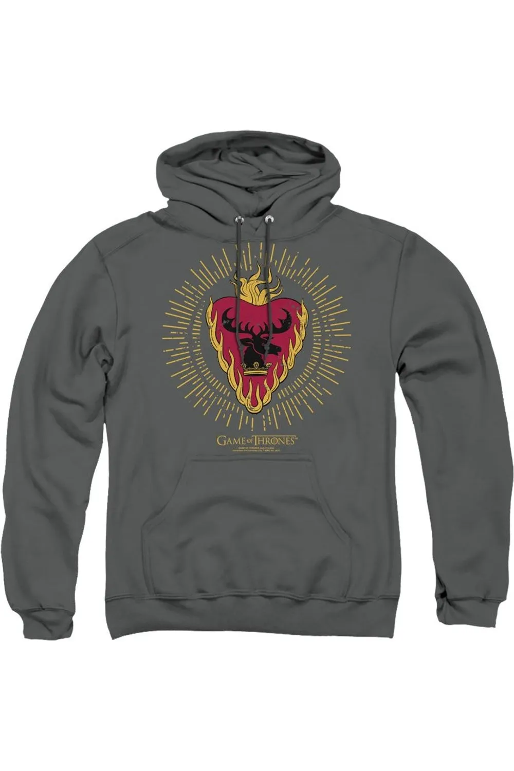 Game Of Thrones Stannis Baratheon Burst Sigils Adult Pull Over Hoodie / Hooded Sweatshirt