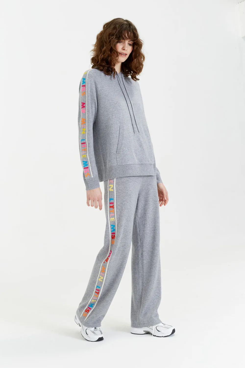 Grey Wool-Cashmere Mr. Men Hoodie