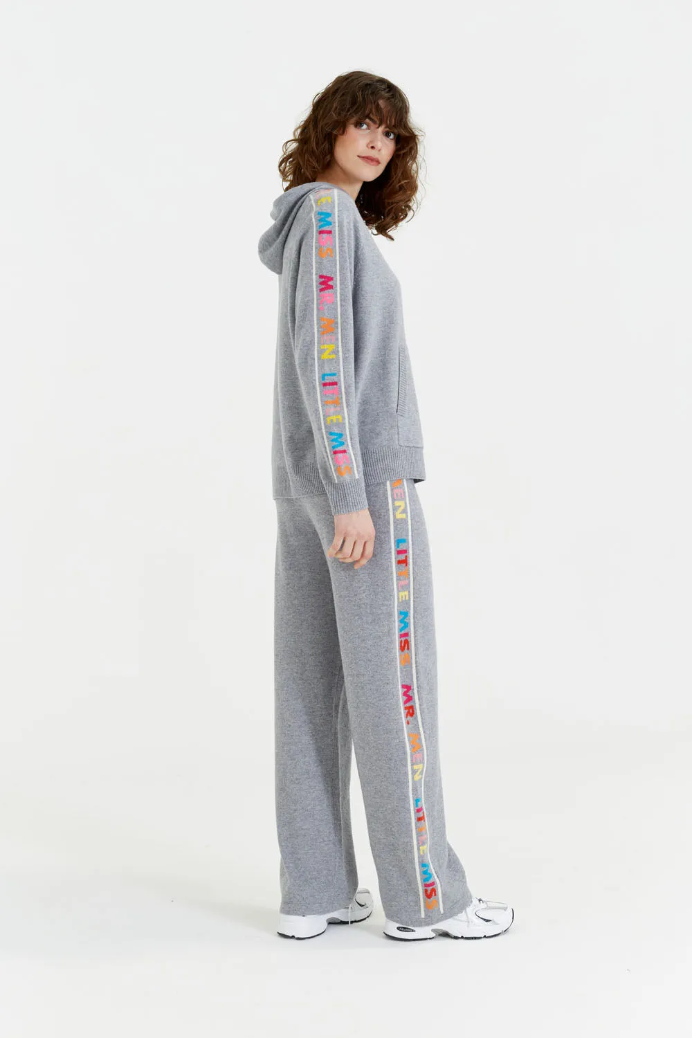 Grey Wool-Cashmere Mr. Men Hoodie