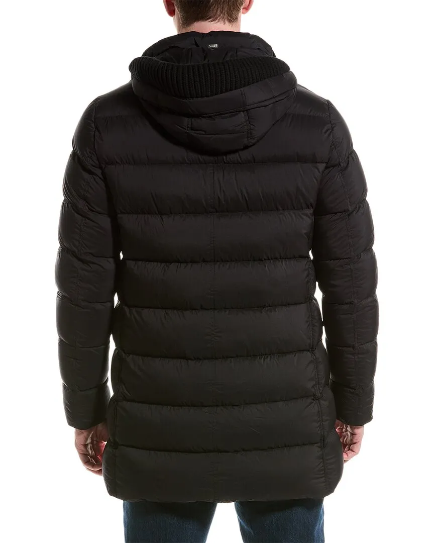 Herno Medium Wool-Trim Down Jacket