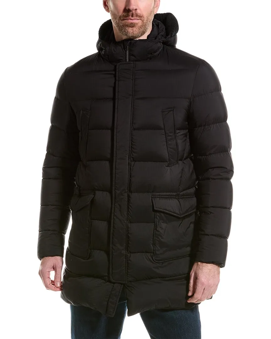 Herno Medium Wool-Trim Down Jacket