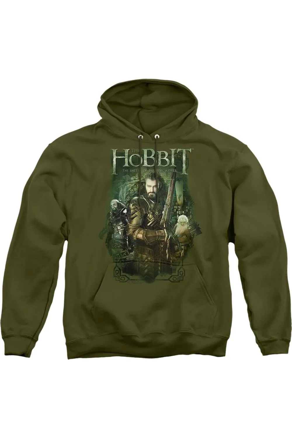 Hobbit Thorin And Company Adult Pull Over Hoodie / Hooded Sweatshirt