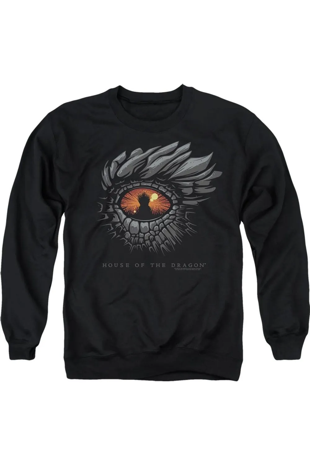 House Of The Dragon Eye Of The Dragon Adult Crewneck Sweatshirt