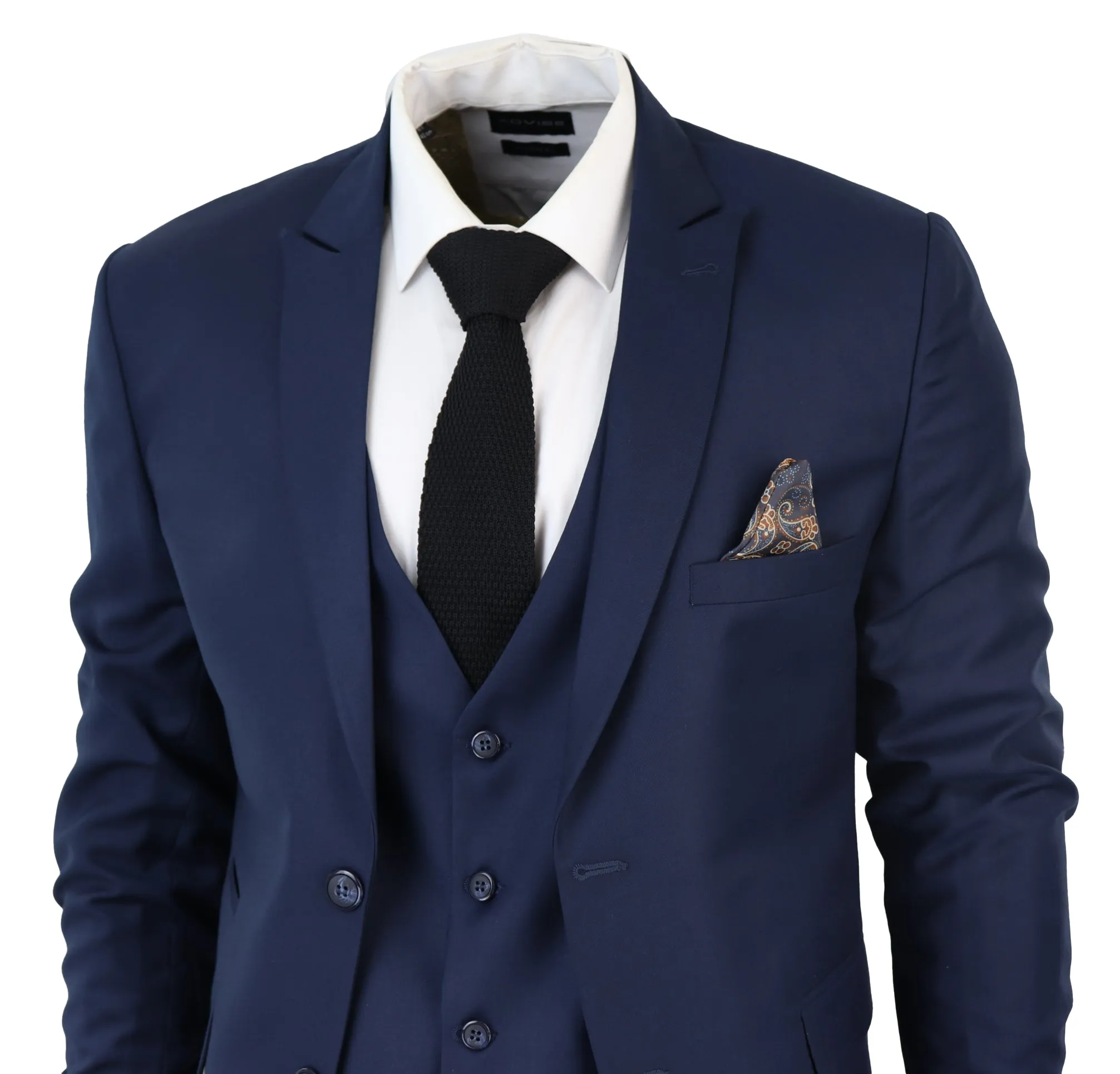 IM1 Classic Plain 3 Piece Suit
