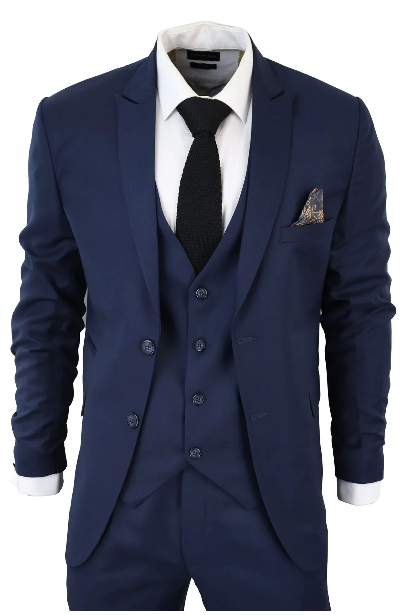 IM1 Classic Plain 3 Piece Suit