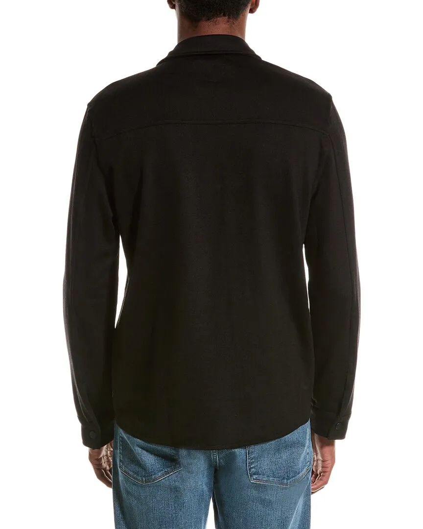Industry Collared Snap Front Shirt Jacket