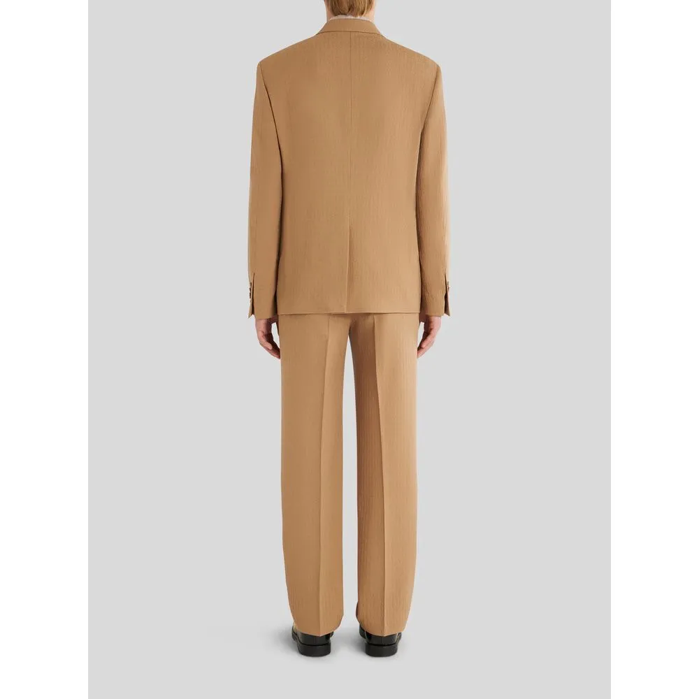 JACQUARD JACKET WITH TIE PRINT DESIGNS
