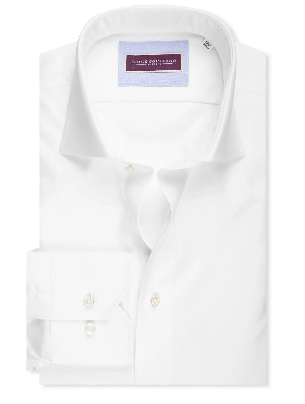 Journey Slim Fit Single Cuff Shirt White