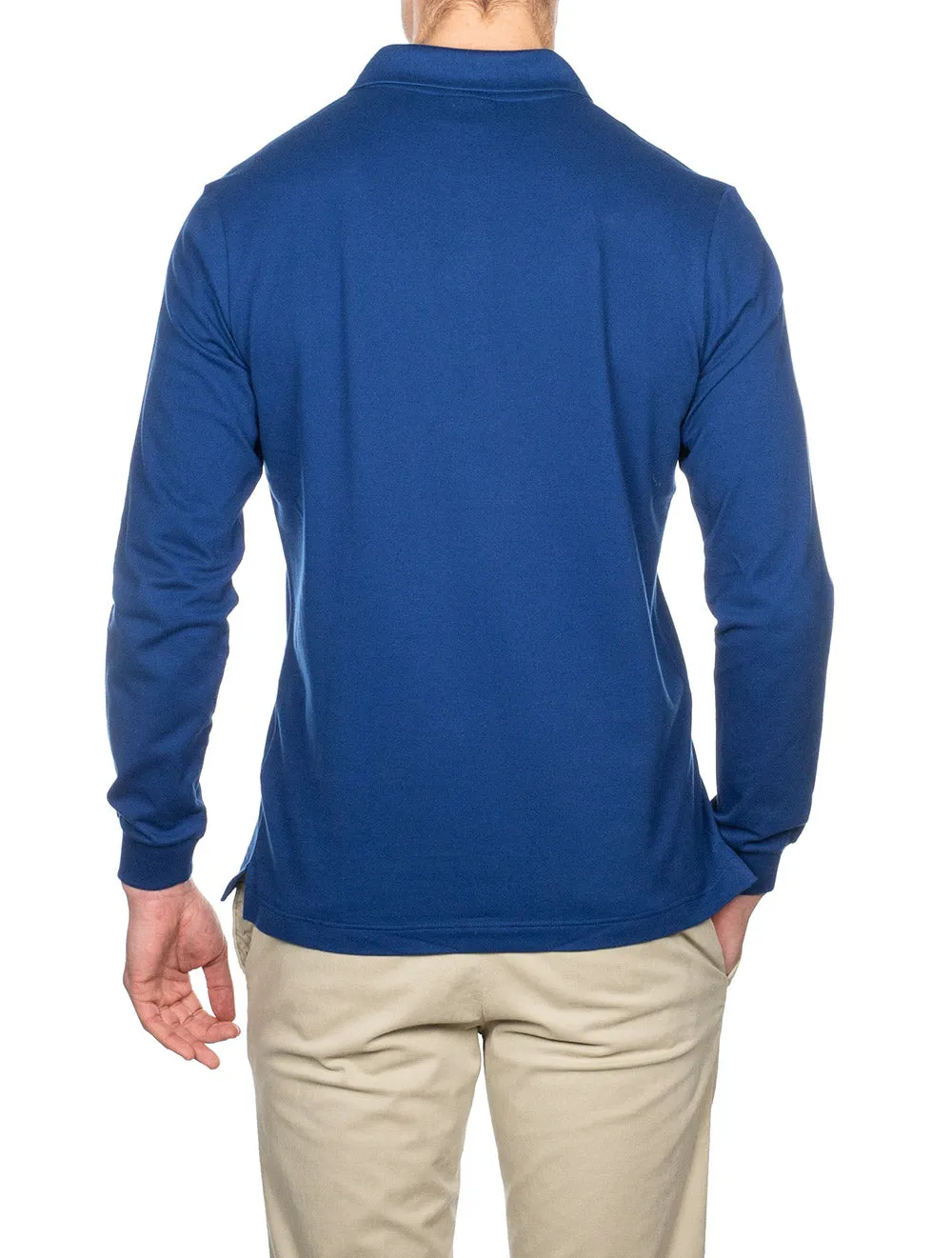 Longsleeve Polo Blue