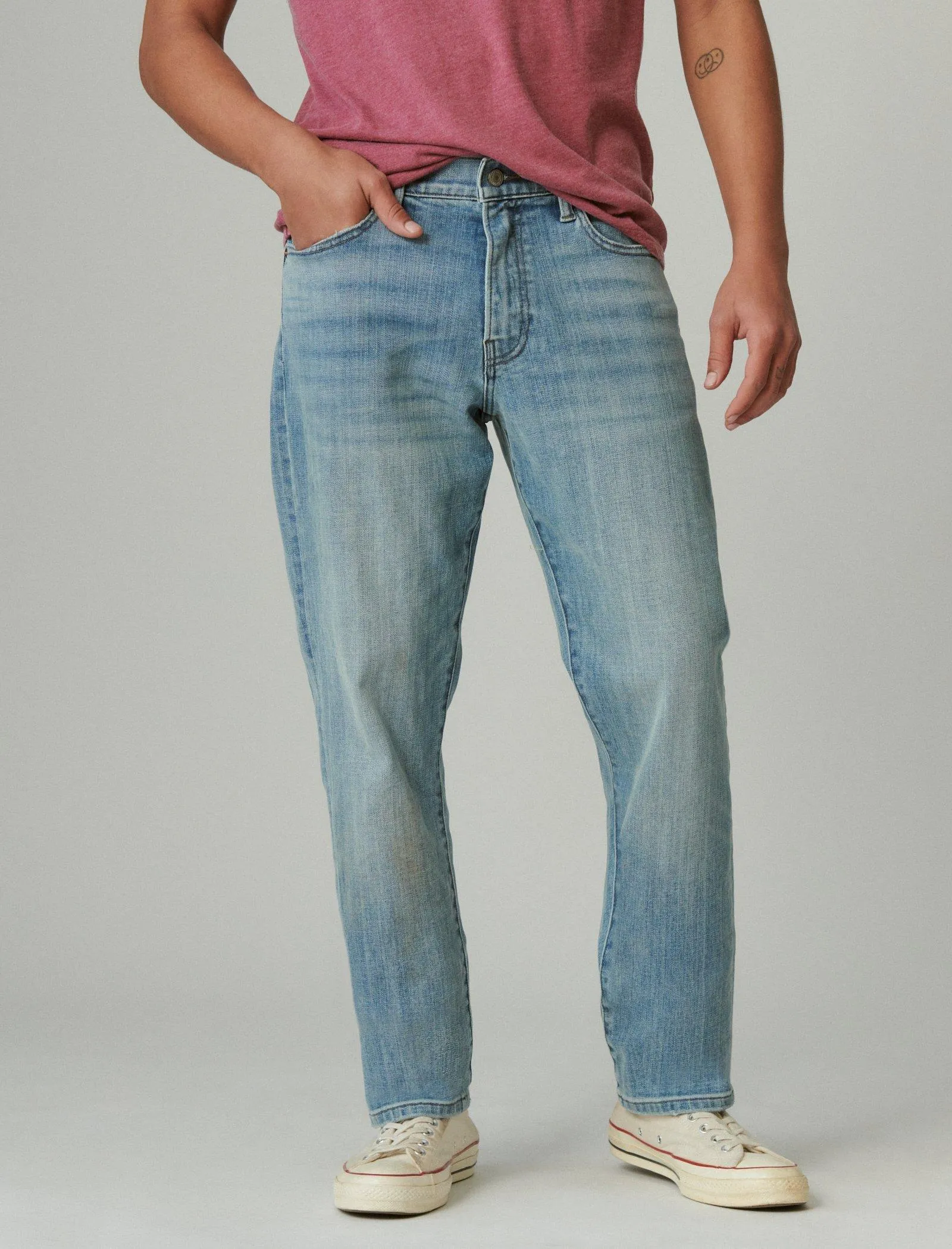 Lucky Brand 410 Athletic Straight Premium Coolmax Stretch Jean Polaris Lucky Brand