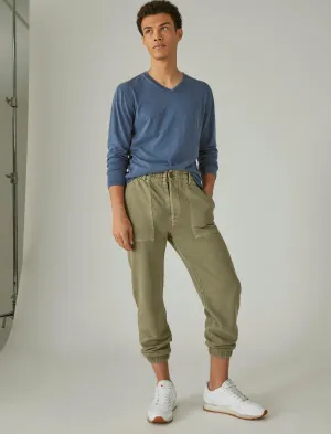 Lucky Brand Cloud Soft Fleece Ultility Jogger Winter Moss Lucky Brand