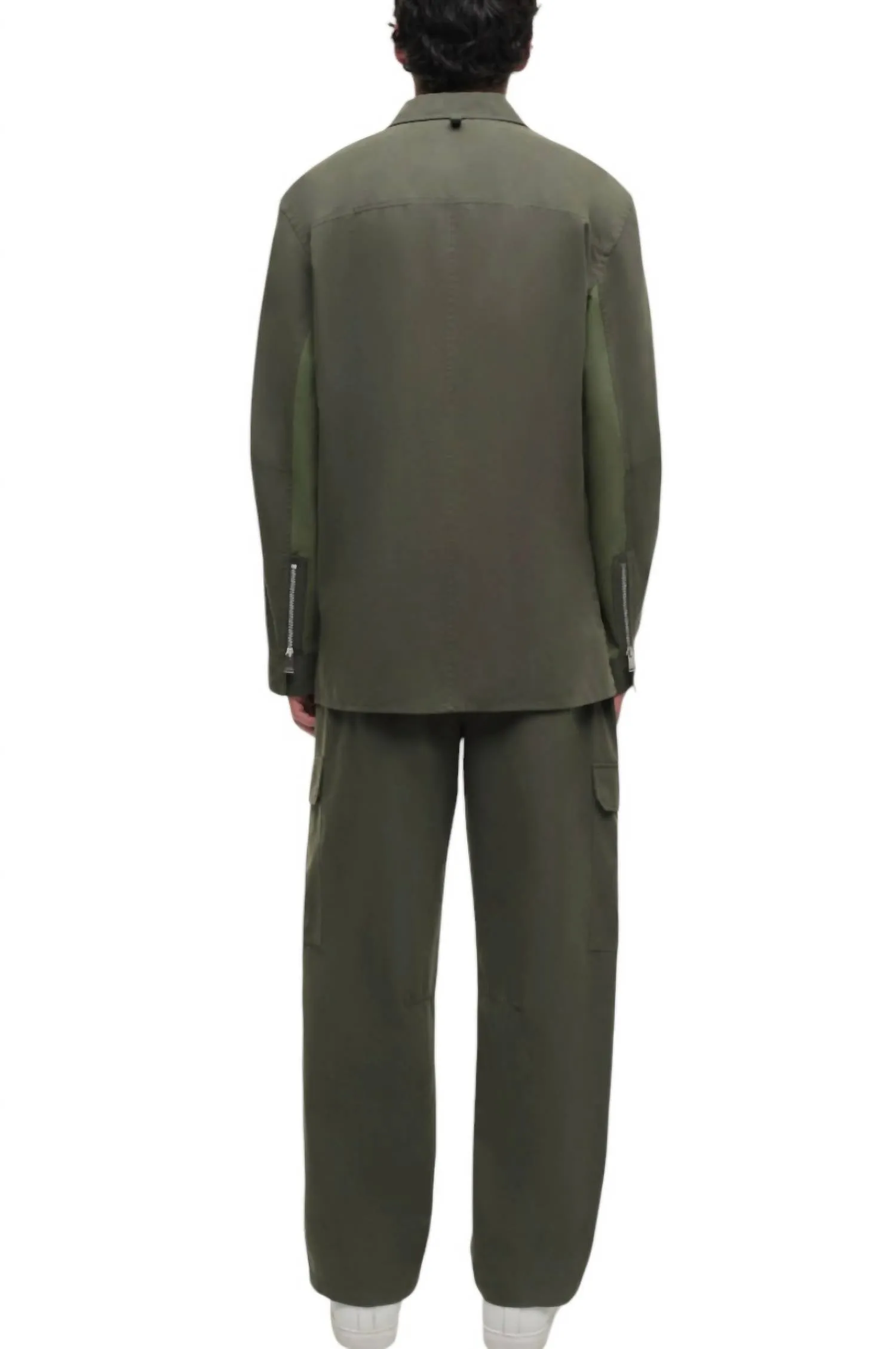 Matthew Surplus Utility Jacket In Army