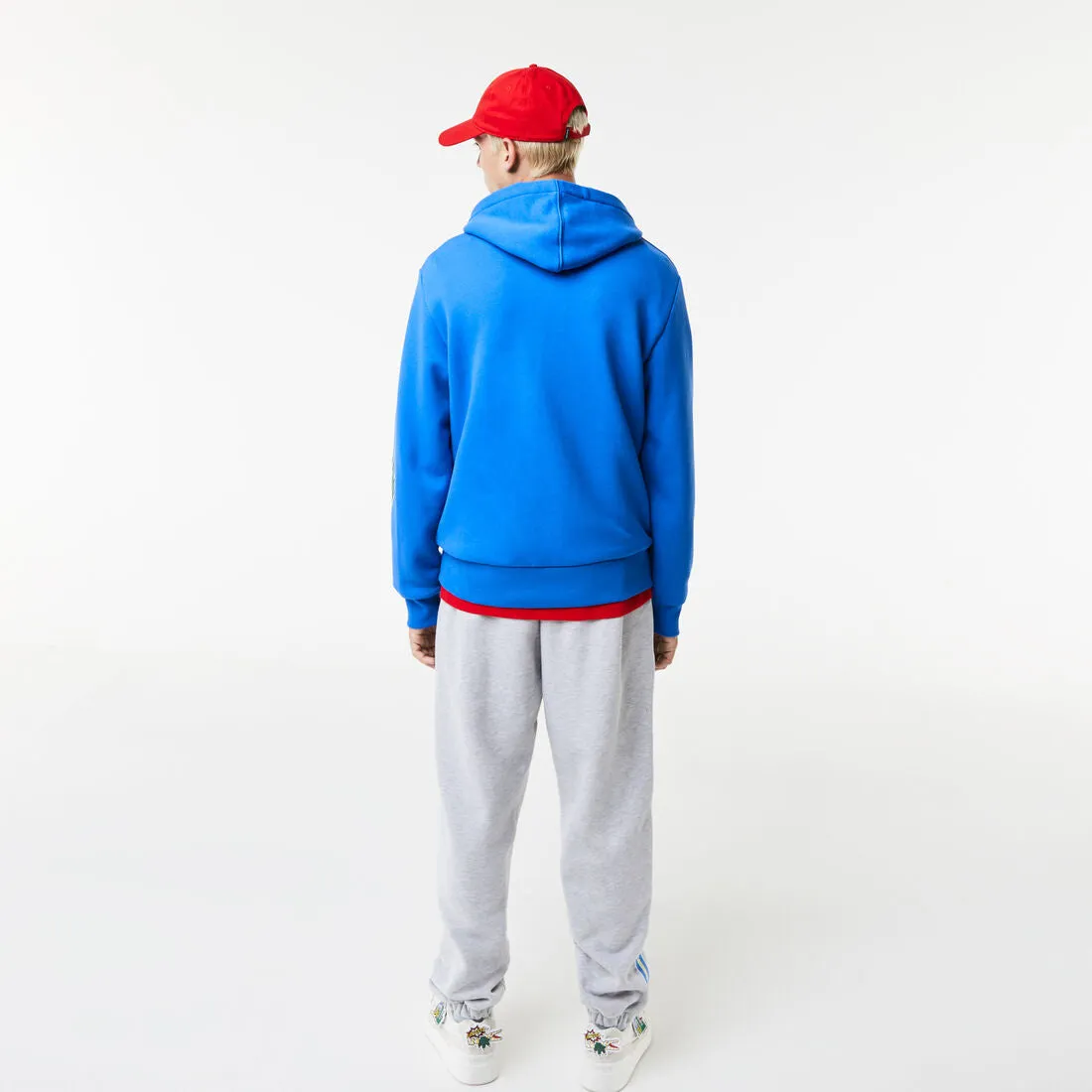 Men's Comic Effect Print Hoodie Marina Patagonia Clothing