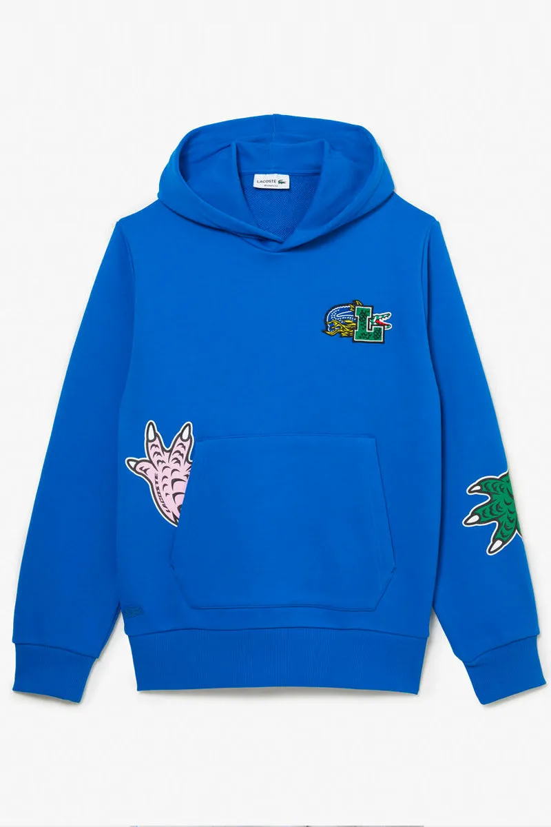 Men's Comic Effect Print Hoodie Marina Patagonia Clothing