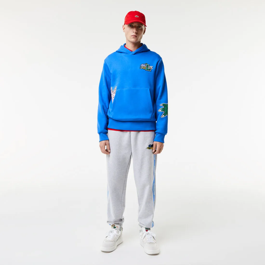 Men's Comic Effect Print Hoodie Marina Patagonia Clothing