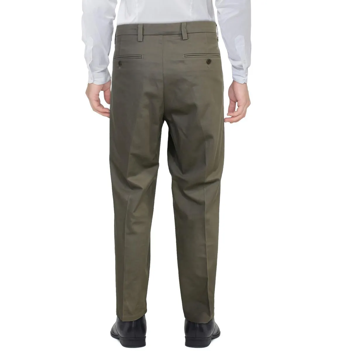 Mens Cotton Knit Dress Pants