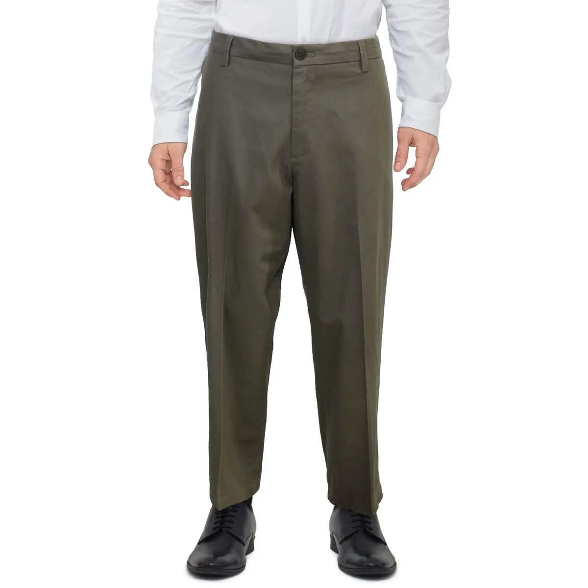 Mens Cotton Knit Dress Pants