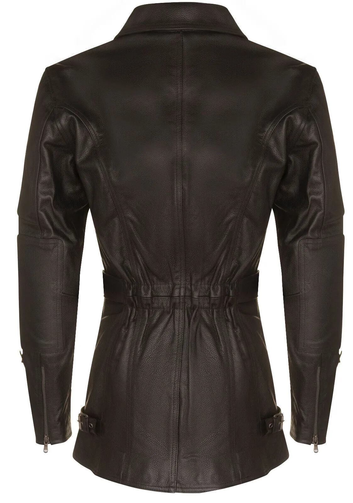Mens Cross Zip CE Armour Biker Jacket - Budapest