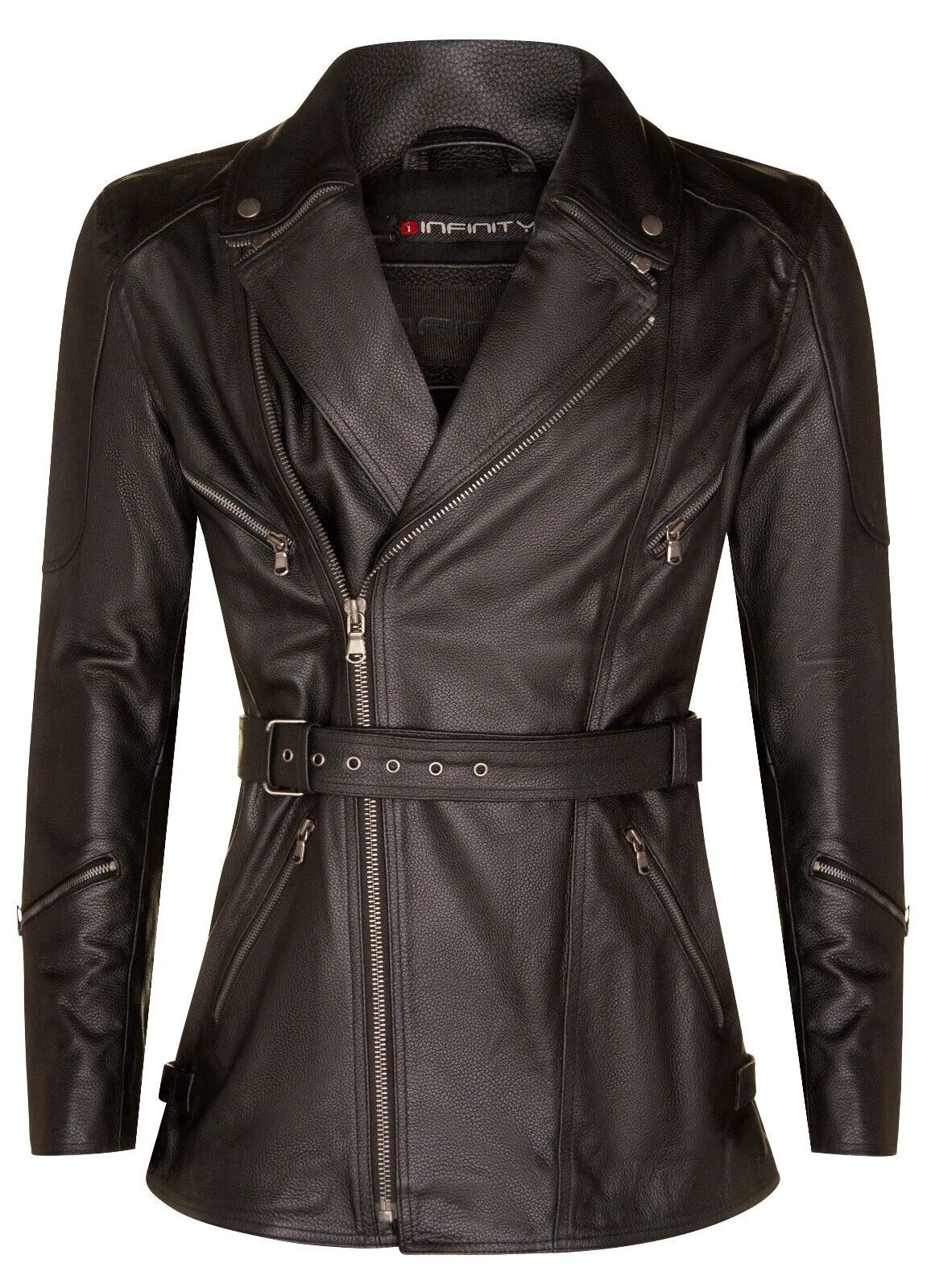 Mens Cross Zip CE Armour Biker Jacket - Budapest