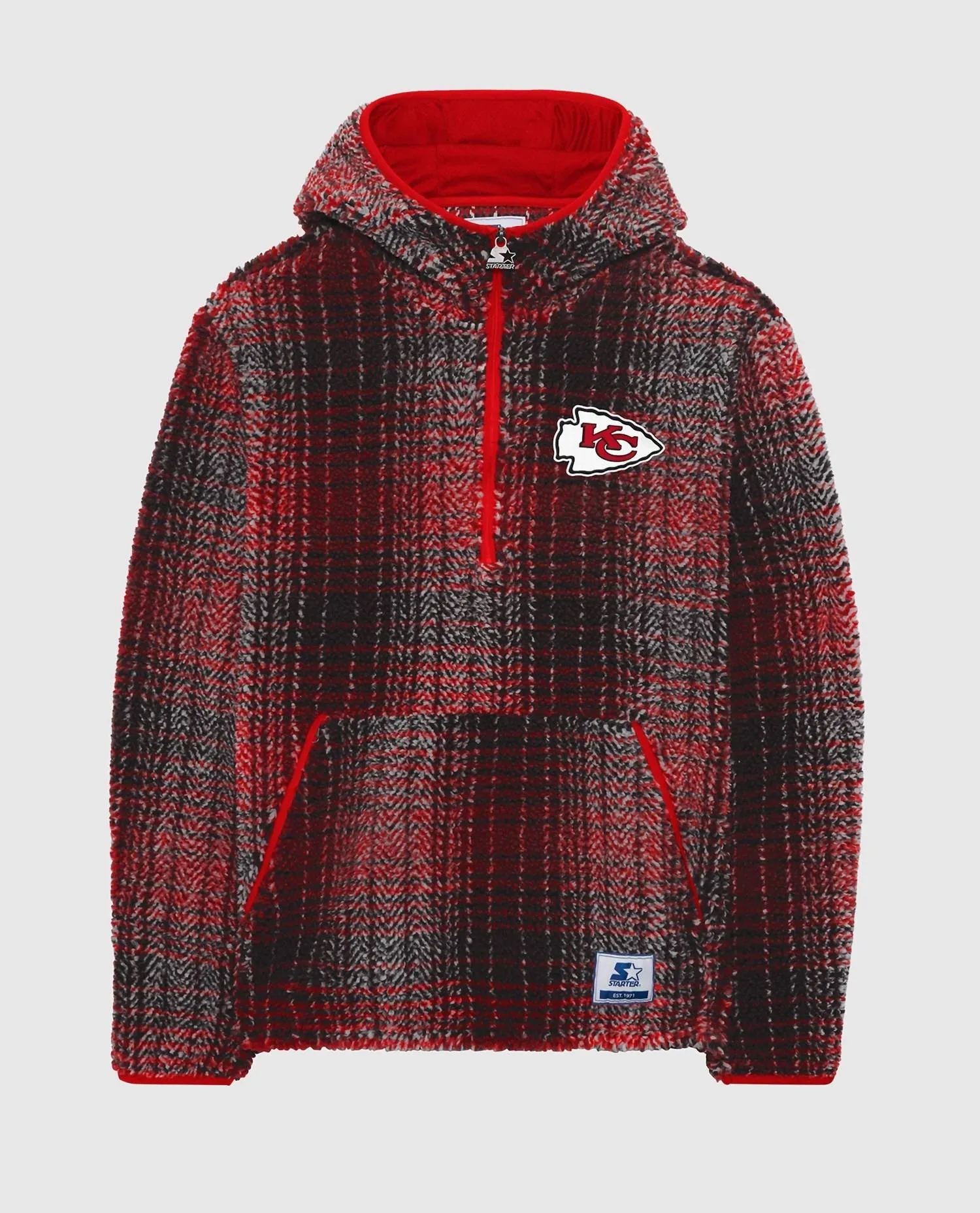 Men's Kansas City Chiefs Gus Sherpa Hooded Jacket In Red