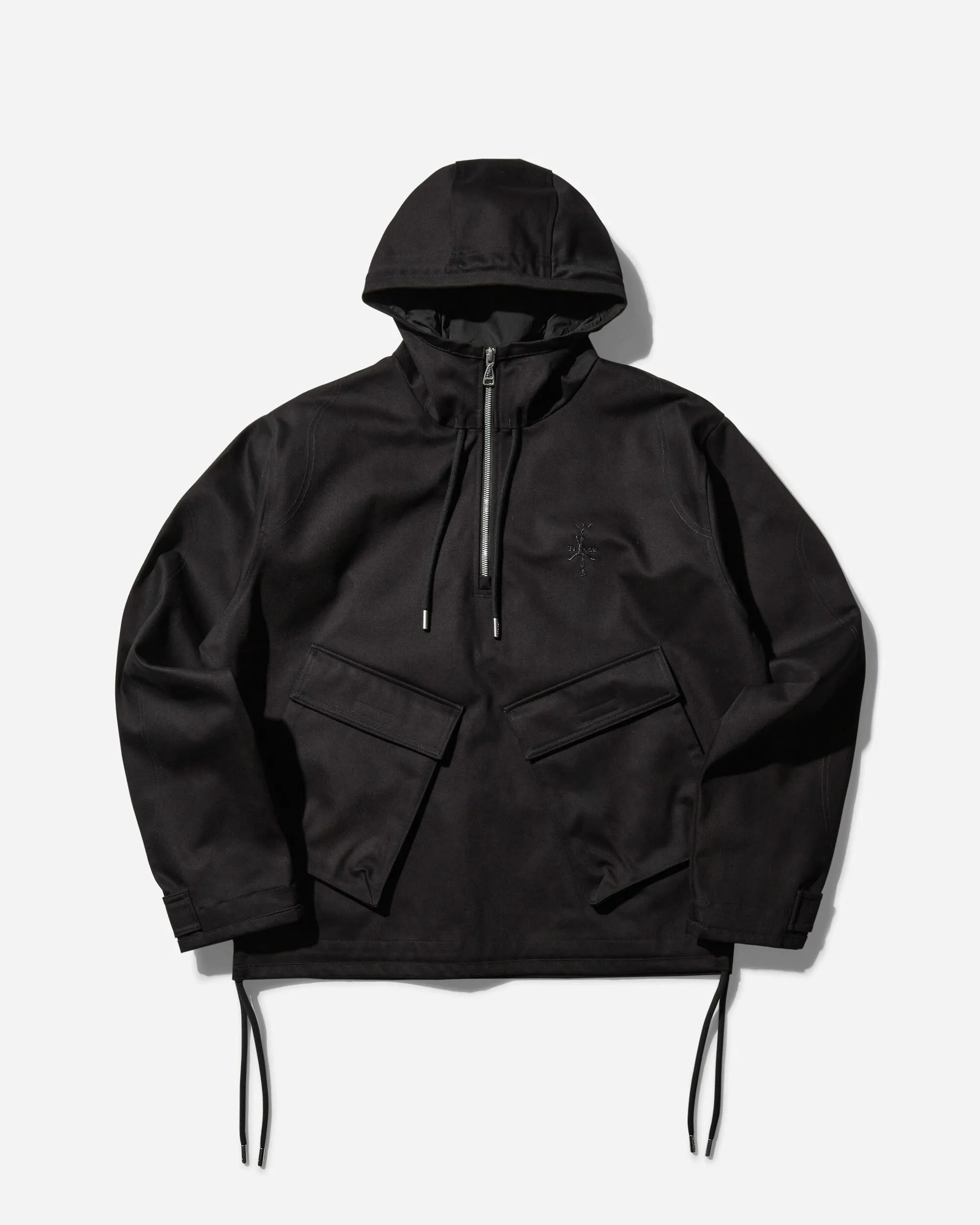 Men's Travis Scott Half-Zip Jacket Black
