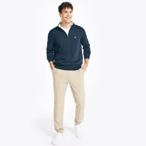Nautica Men's Big & Tall Navtech Quarter-Zip Sweatershirt Navy Nautica