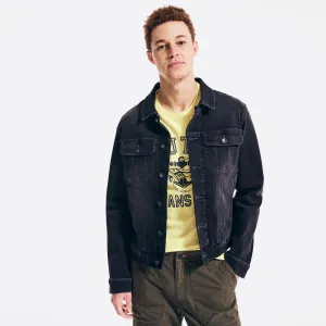 Nautica Men's Nautica Jeans Co. Sustainably Crafted Denim Jacket White Water Wash Nautica