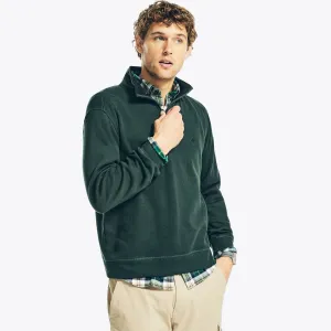 Nautica Men's Quarter-Zip Sweatshirt Kelp Seas Nautica