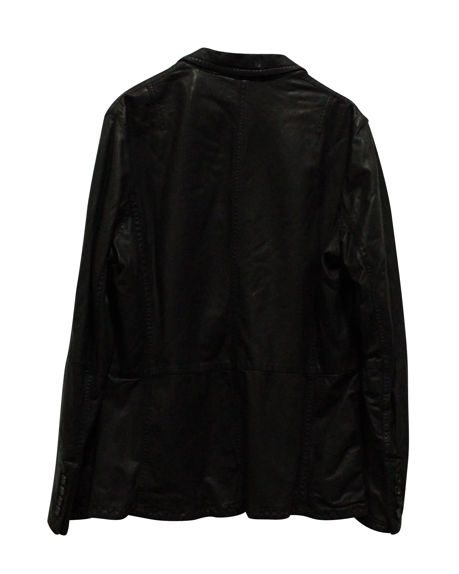 Neil Barett Soft Jacket in Black Leather