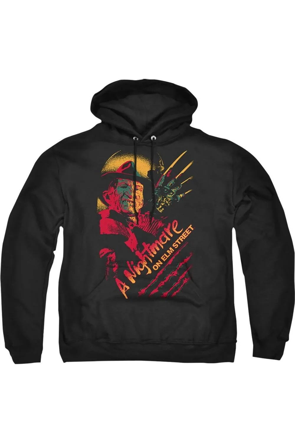 Nightmare On Elm Street Freddy Claws Adult Pull Over Hoodie / Hooded Sweatshirt