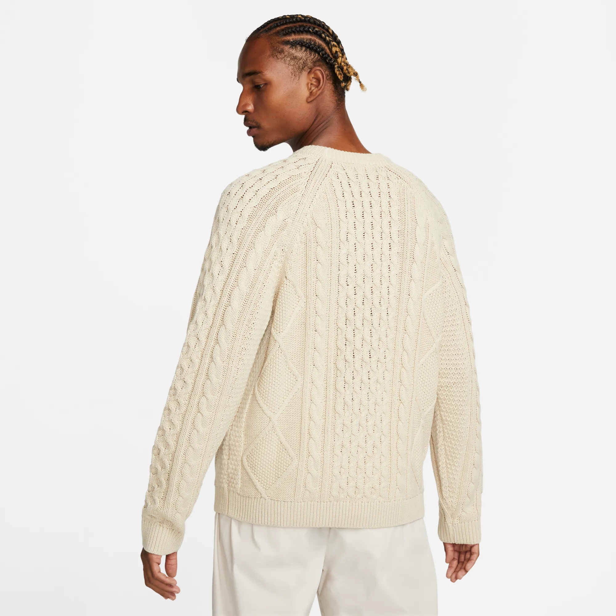 NIKE SPORTSWEAR CABLE KNIT SWEATER