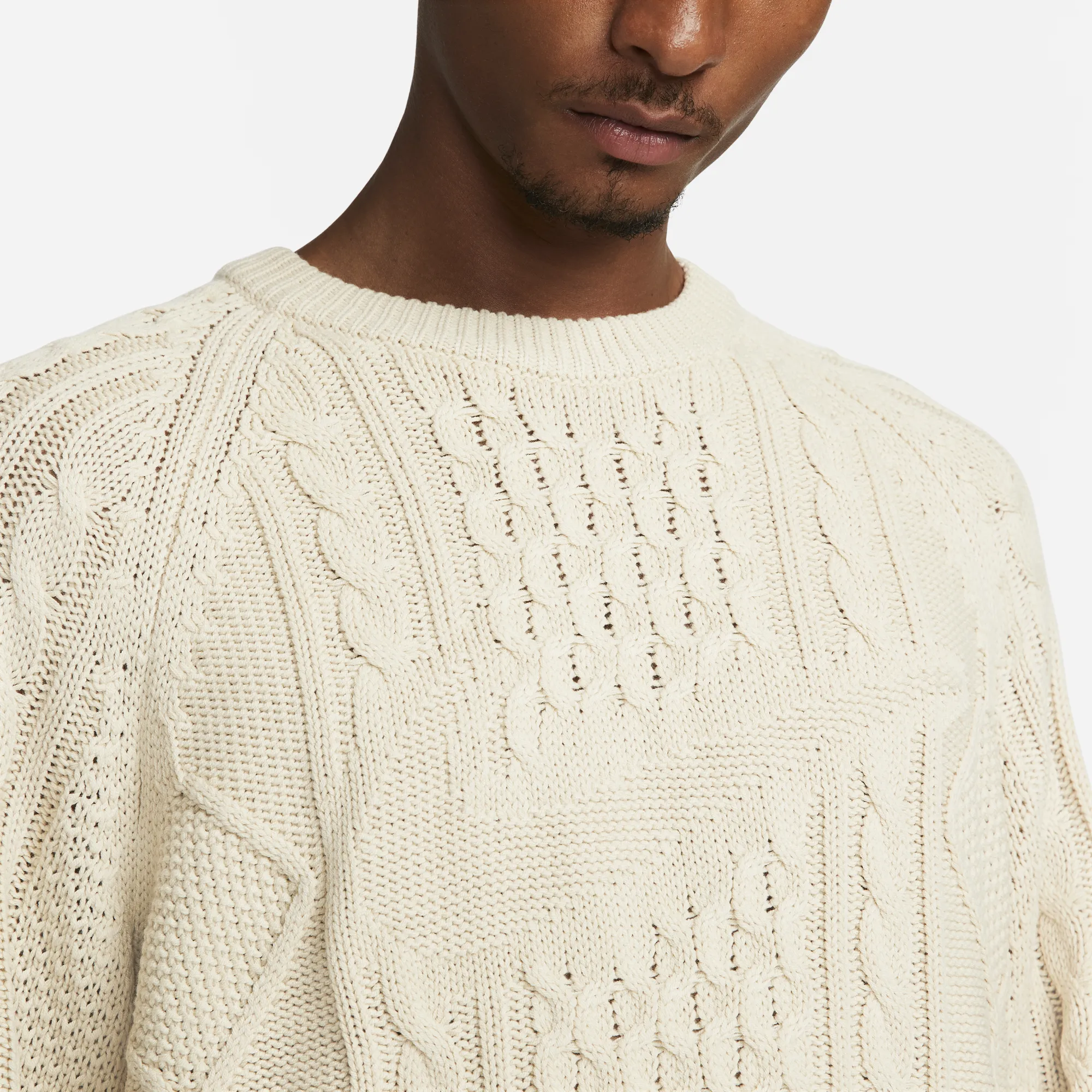 NIKE SPORTSWEAR CABLE KNIT SWEATER