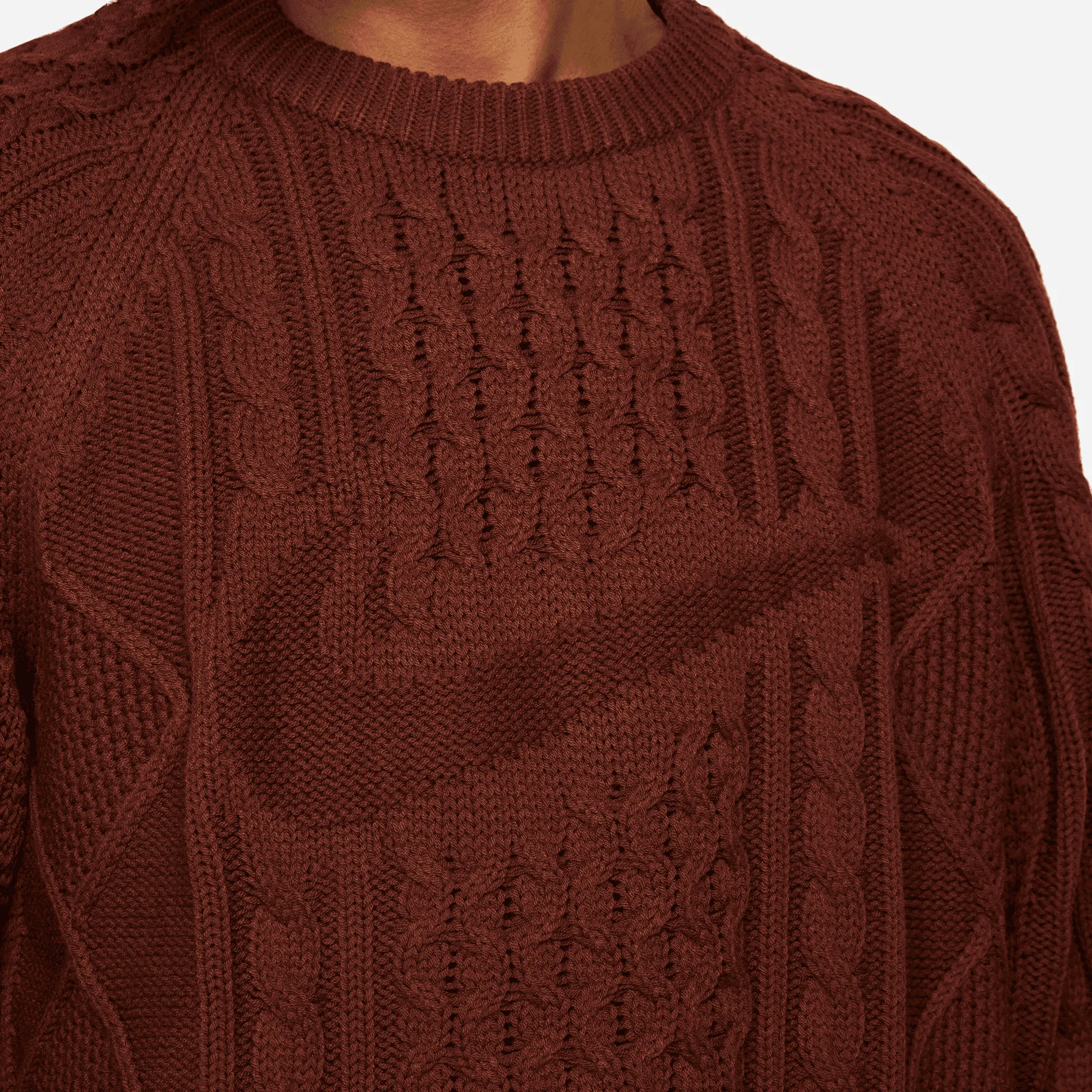 NIKE SPORTSWEAR CABLE KNIT SWEATER