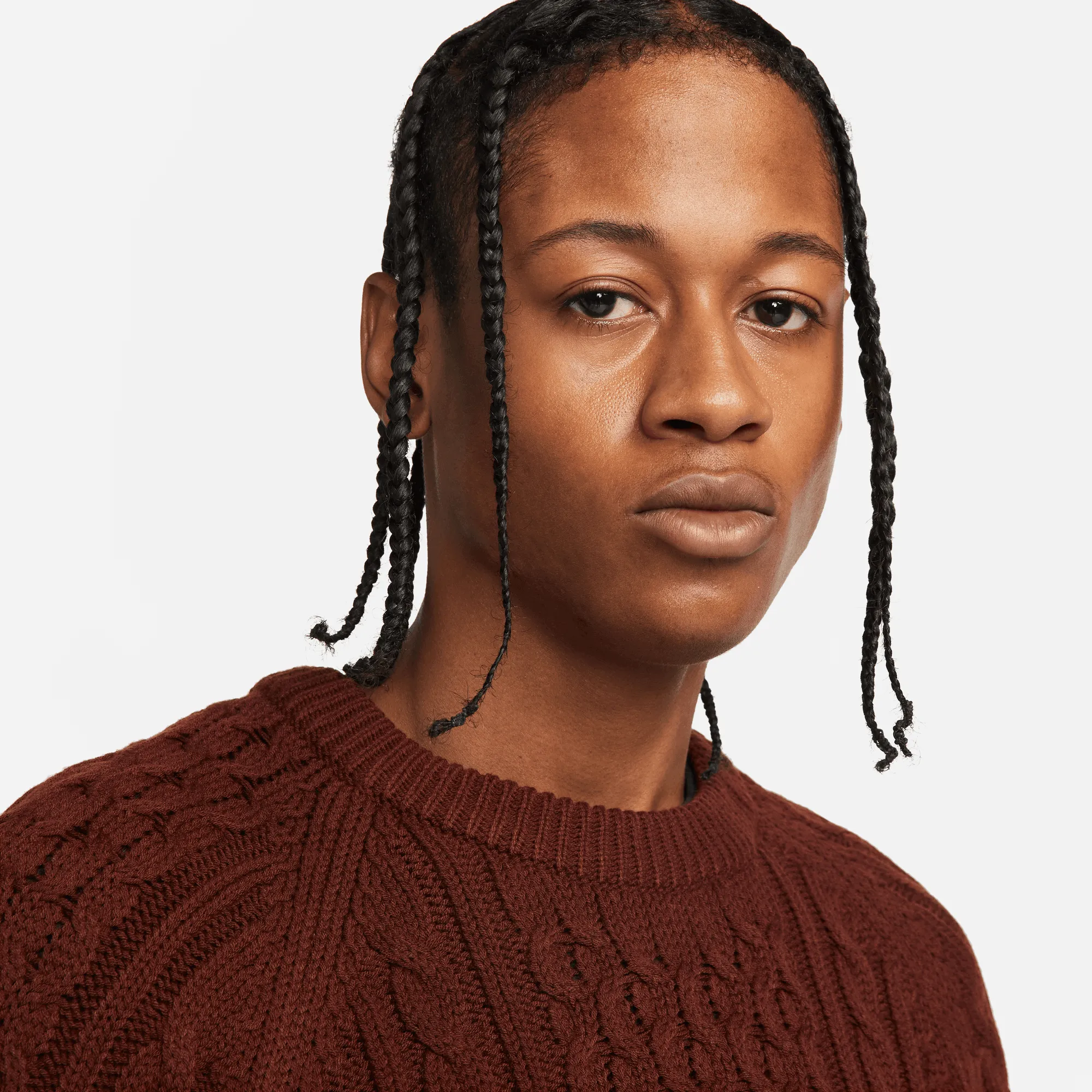 NIKE SPORTSWEAR CABLE KNIT SWEATER