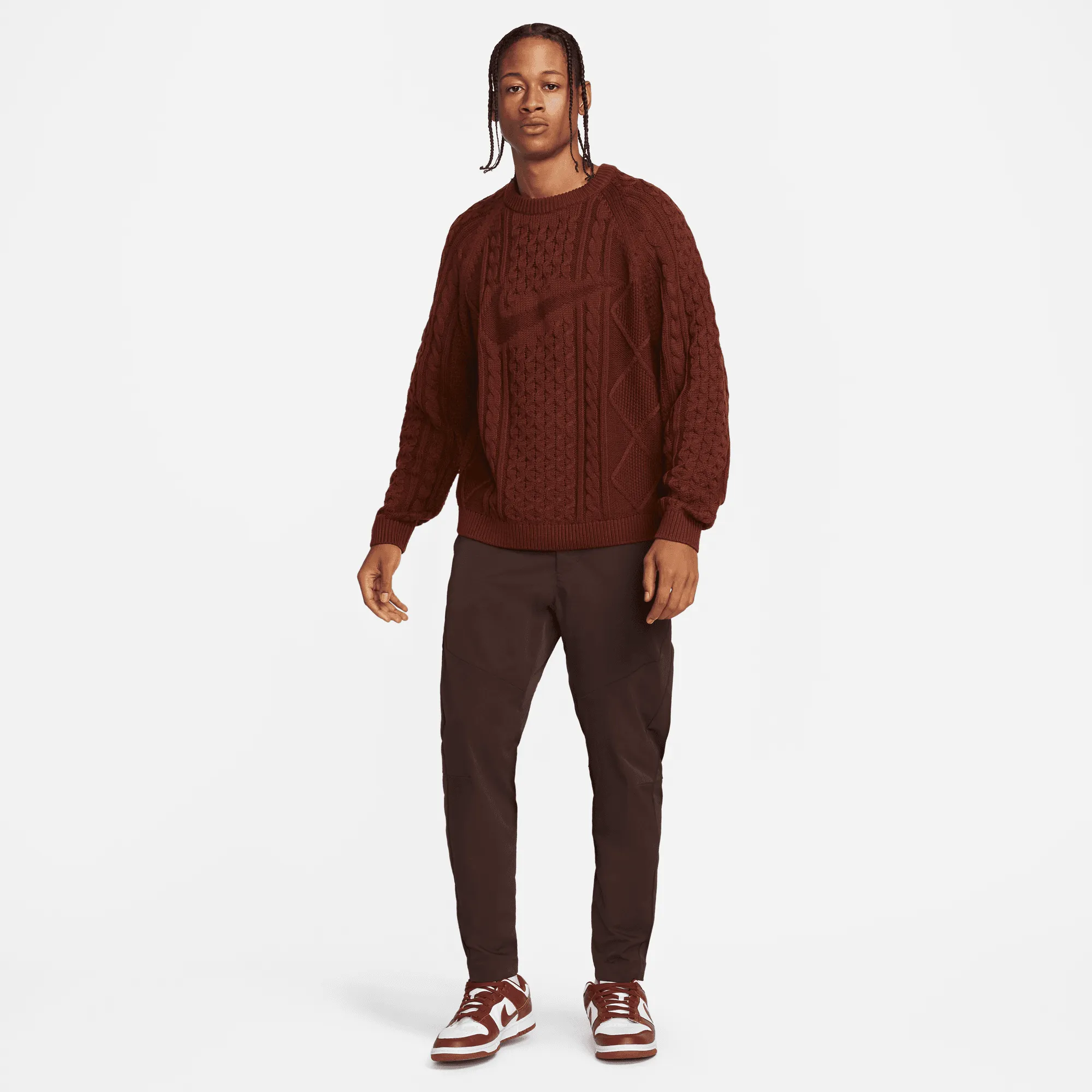 NIKE SPORTSWEAR CABLE KNIT SWEATER