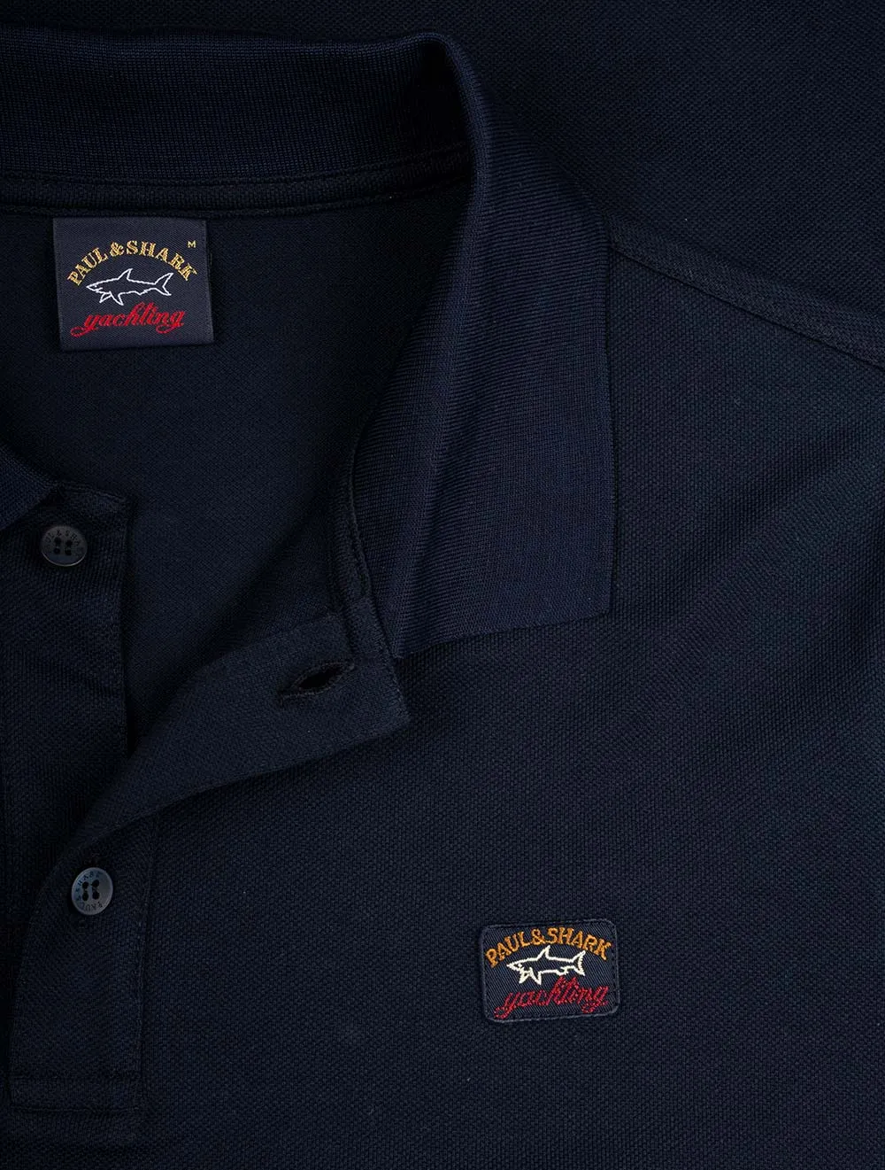 Organic Cotton Polo Shirt Navy