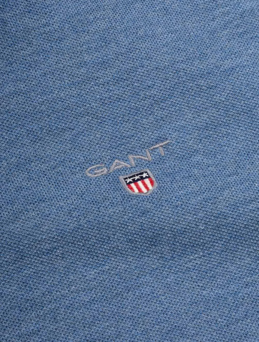 Original Piqu�� Polo Shirt Denim Blue Melange