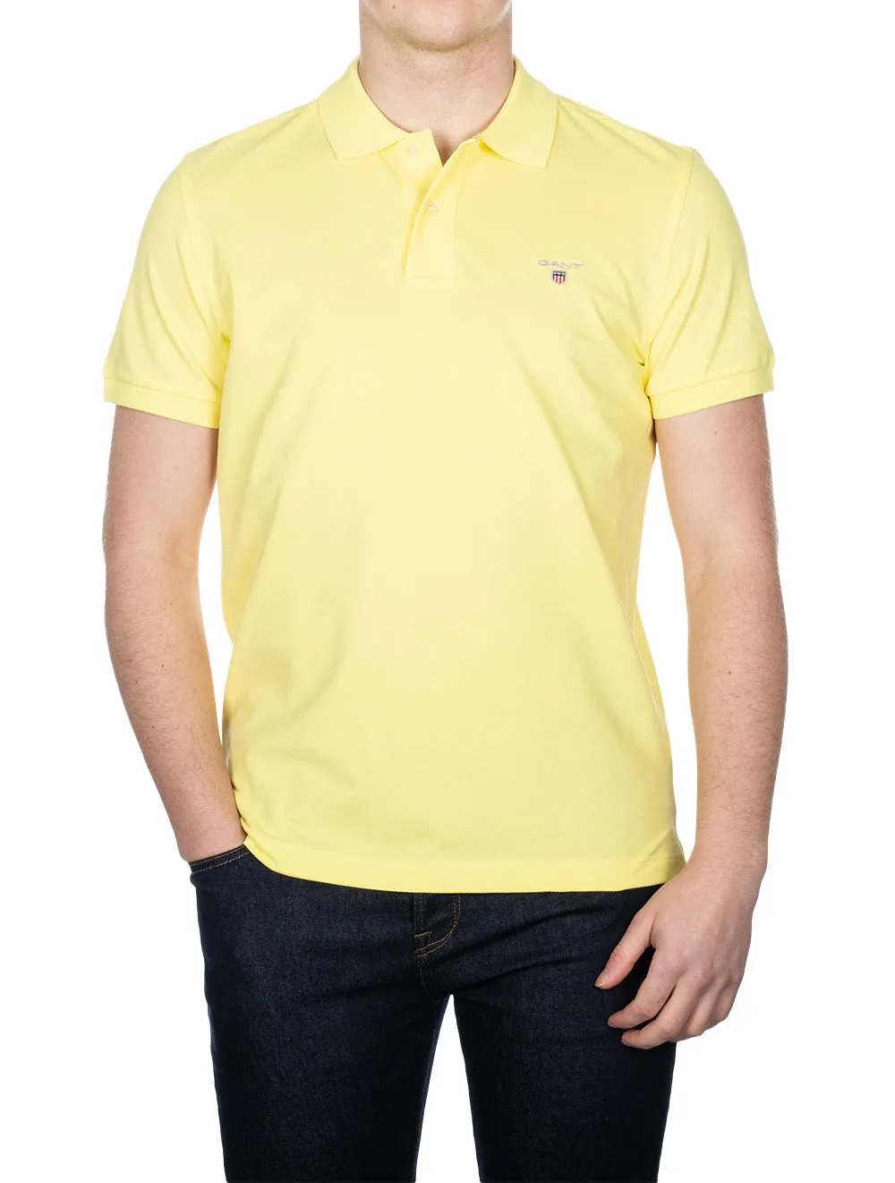 Original Pique Short Sleeve Rugger Clear Yellow