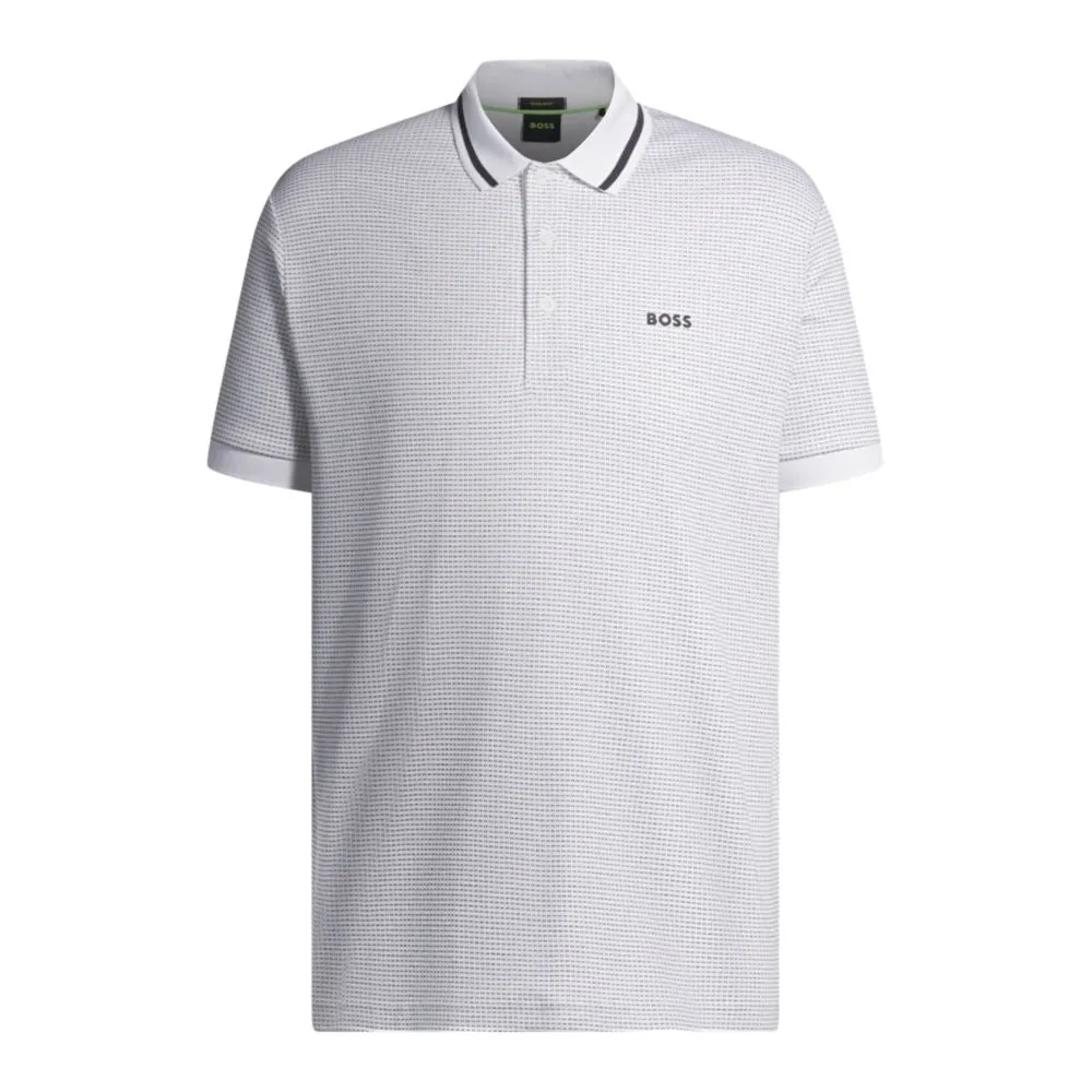 Paddy polo shirt in cotton jacquard