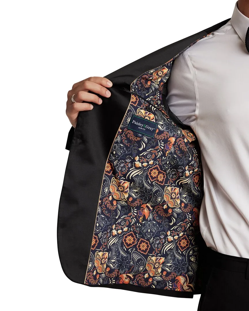 Paisley & Gray Grosvenor Peak Slim Fit Tux Jacket