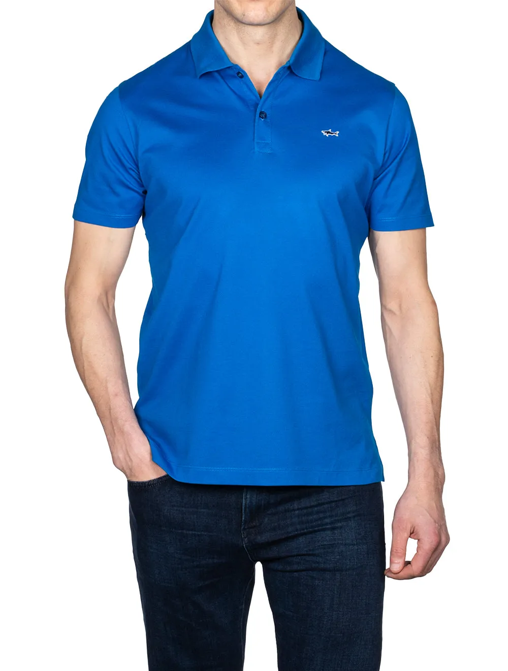 Pique Polo Blue