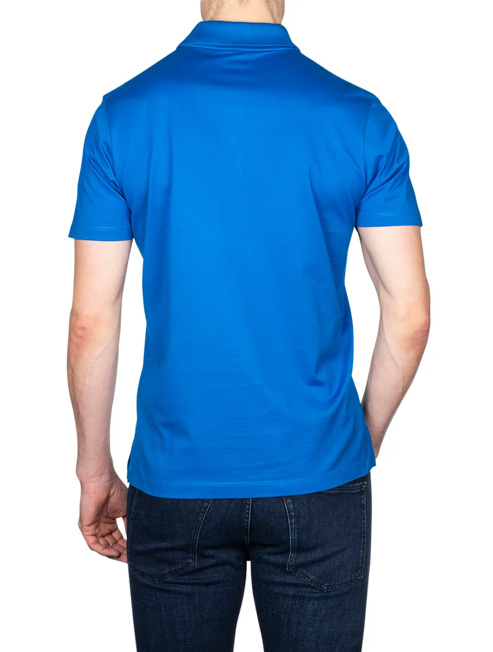 Pique Polo Blue