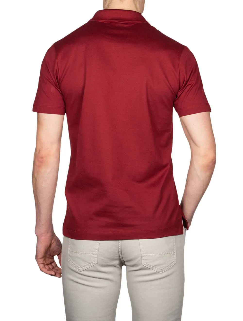 Pique Polo Red