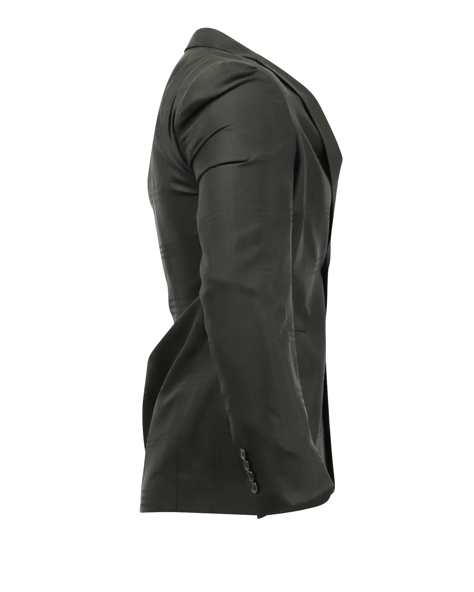 Polo Ralph Lauren Check Dinner Jacket in Black Silk