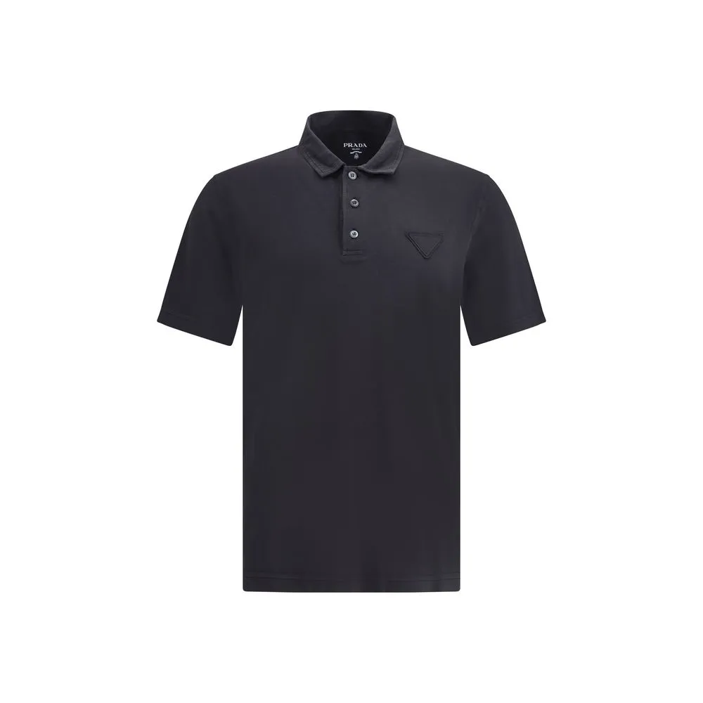 Prada Logoed Polo Men's Shirt