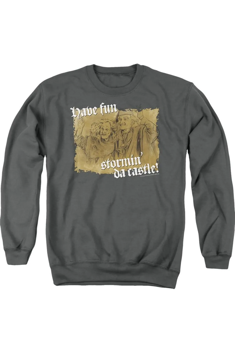 Princess Bride Stormin The Castle Adult Crewneck Sweatshirt