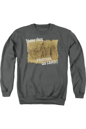 Princess Bride Stormin The Castle Adult Crewneck Sweatshirt