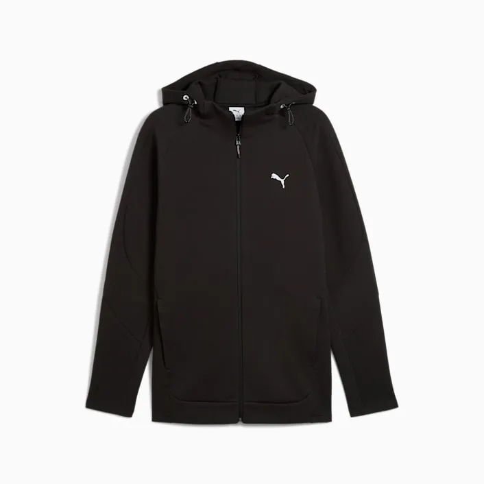 PUMA MEN'S EVOSTRIPE FULL ZIP BLACK JACKET