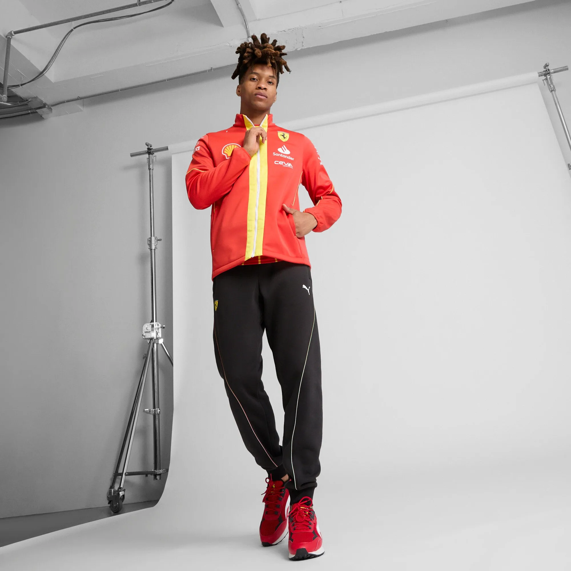 PUMA Men's Scuderia Ferrari Team Softshell Jacket