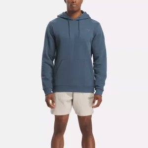 Reebok Men's Identity Fleece Over-the-Head Hoodie Blue Reebok